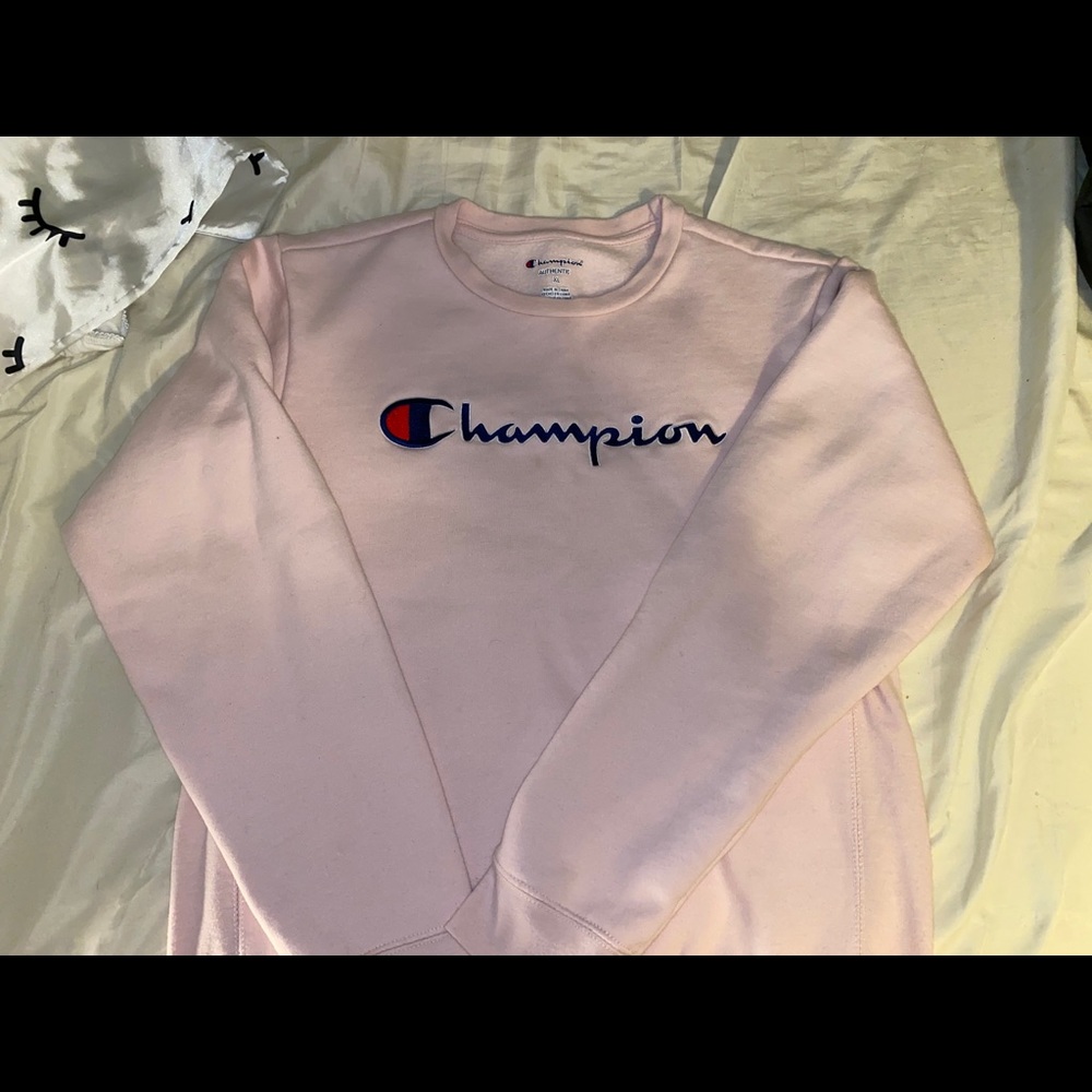 Pink Champion Crewneck